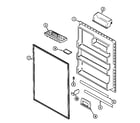 Maytag GT1986PKCA fresh food inner door diagram