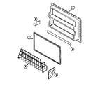 Maytag GT1986PKCA freezer inner door diagram