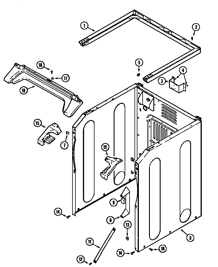 CABINET-FRONT (LOWER) (MHG15PDAEW)