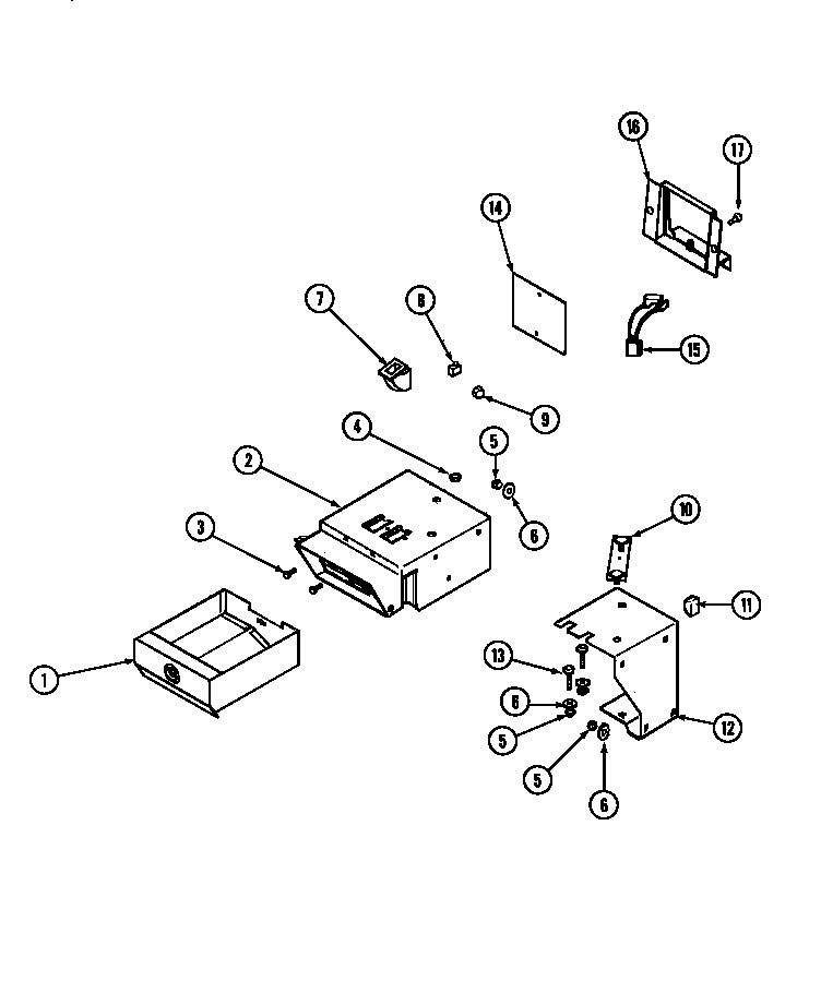 CONTROL CENTER (UPPER) (MUE15PDAGW) (MUG15PDAGW)