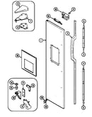 Freezer outer door
