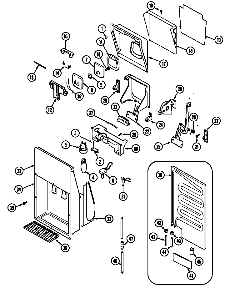 ICE & WATER DISPENSER