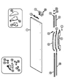 Freezer outer door