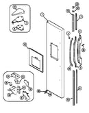 Freezer outer door