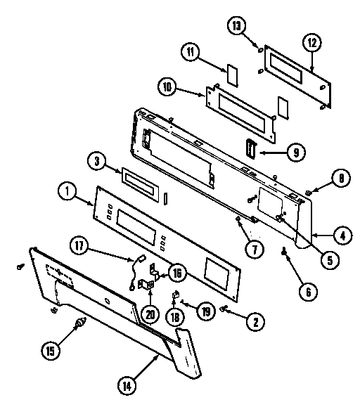 CONTROL PANEL (UPPER)