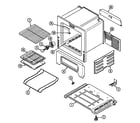 Maytag CRL7400CAL oven/base diagram
