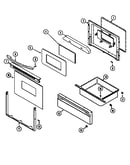 Door/drawer (ach,acl) (mer4530ach) (mer4530acl)