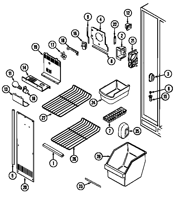 Freezer compartment