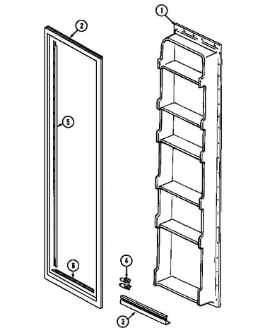 Freezer inner door