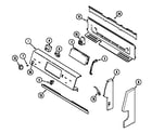 Maytag MER5730ACW control panel diagram