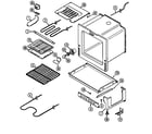 Maytag MER5730ACW oven/base diagram