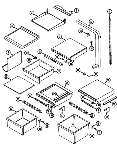 Shelves & accessories