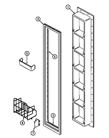 Freezer inner door