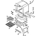 Maytag MGR4770ADW oven/base diagram