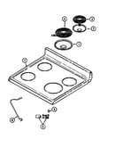 Top assembly (serial 10) (mer5510aah) (mer5510aal) (mer5510aaw)
