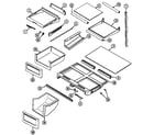 Maytag GT2127PDCW shelves & accessories diagram