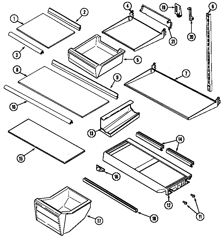 Shelves & accessories