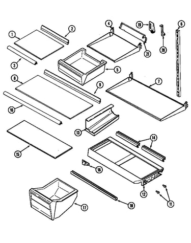Shelves & accessories