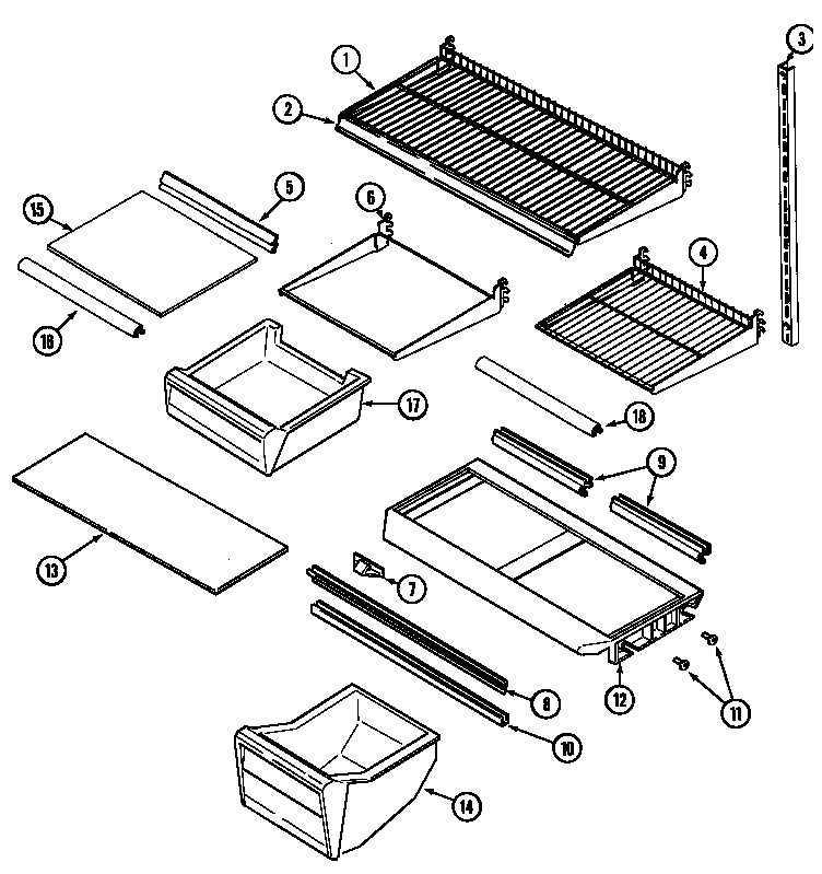Shelves & accessories