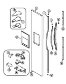 Freezer outer door (csd2123ara) (csd2123arw)
