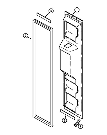 Freezer inner door (csd2123ara) (csd2123arw)