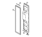 Magic Chef CSD2123ARW freezer inner door (bisque) (csd2123arq) diagram