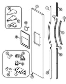 Freezer outer door