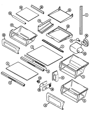 Shelves & accessories