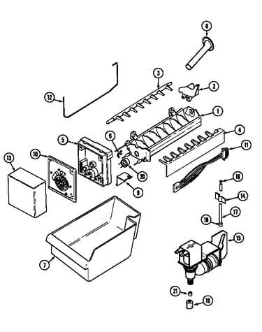 Optional ice maker kit-uki2000axx