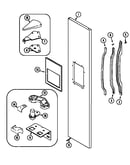 Freezer outer door