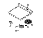 Maytag MER5750AAW top assembly diagram