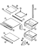 Shelves & accessories (asd2514ara) (asd2514arw)