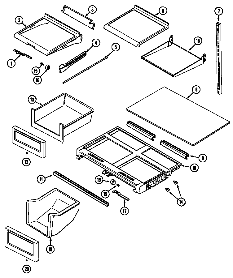 Shelves & accessories
