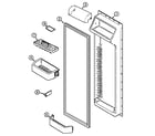 Jenn-Air JSD2574ARW fresh food inner door diagram