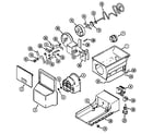 Jenn-Air JSD2574ARW ice bin diagram