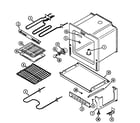 Maytag CER2350AGL oven/base diagram