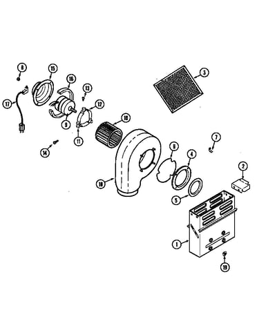 Blower plenum