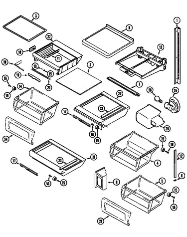Shelves & accessories