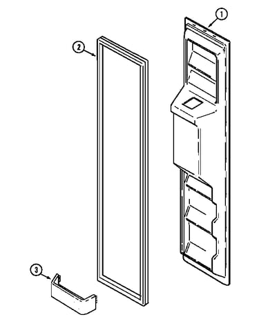 Freezer inner door