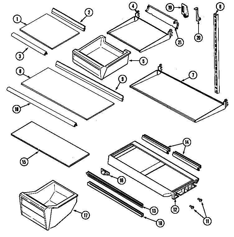 Shelves & accessories