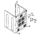 Maytag MDG9766AXW cabinet-rear diagram