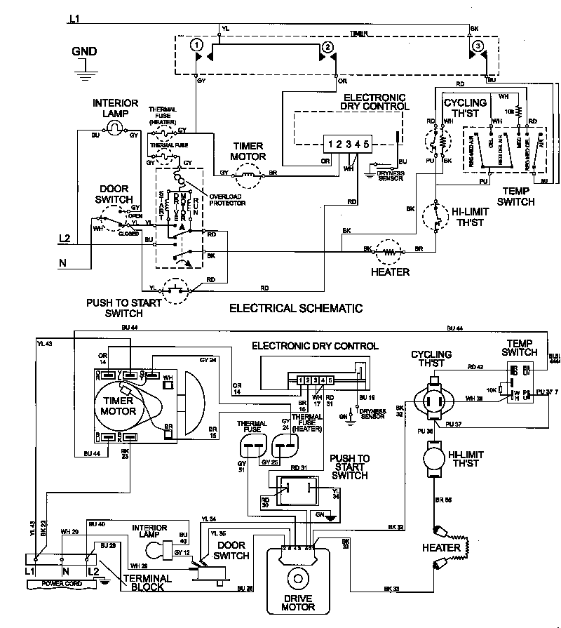 Wiring information (mde9766azw)