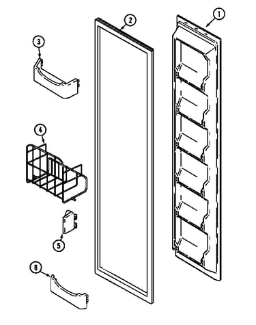 Freezer inner door