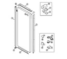 Maytag GC2328PED5 fresh food outer door diagram