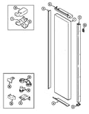Freezer outer door