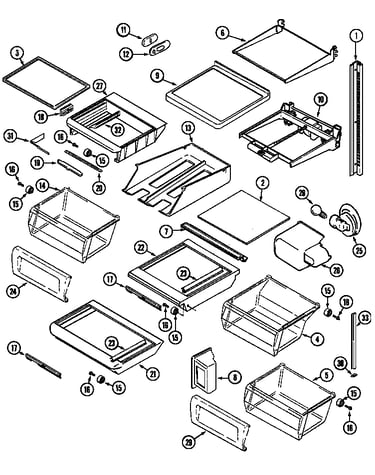 Shelves & accessories