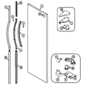 Maytag MSD2957AEB fresh food outer door diagram