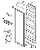Fresh food inner door (bisque) (gs2114pxdq)