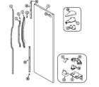 Maytag GS2314PXDW fresh food outer door (gs2314pxda) (gs2314pxdw) diagram
