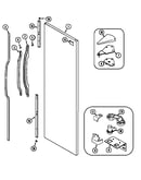 Fresh food outer door (bisque) (gs2314pxdq)